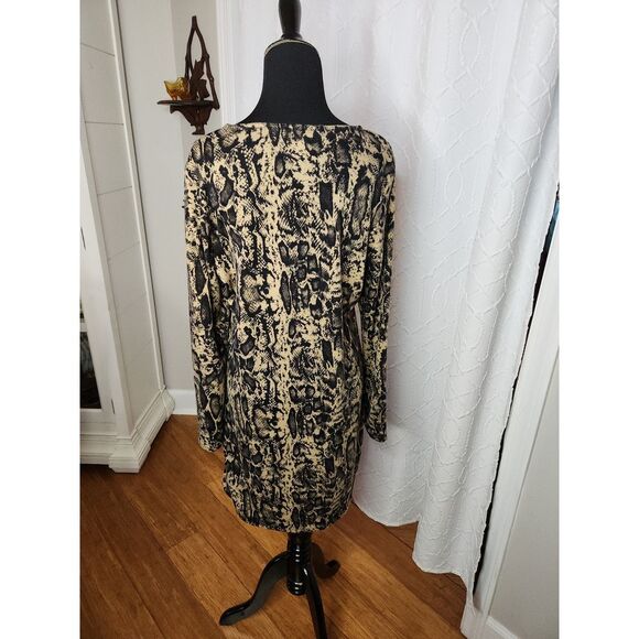 Michael Kors Cheetah Print Sweater Dress Size Medium - Picture 4 of 5